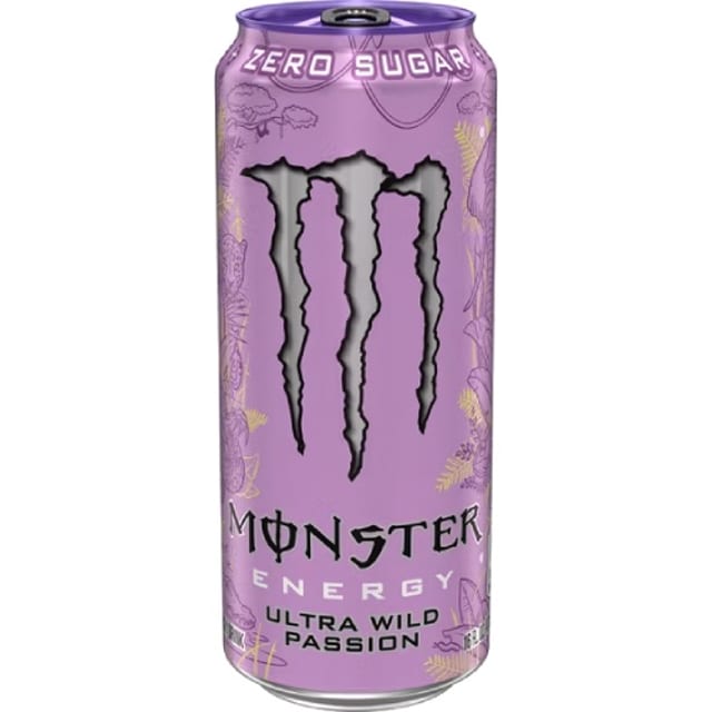 Monster Energy Ultra Wild Passion 16oz Can.