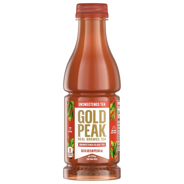 Gold Peak Unsweetened Iced Tea 16.9oz Bottle.