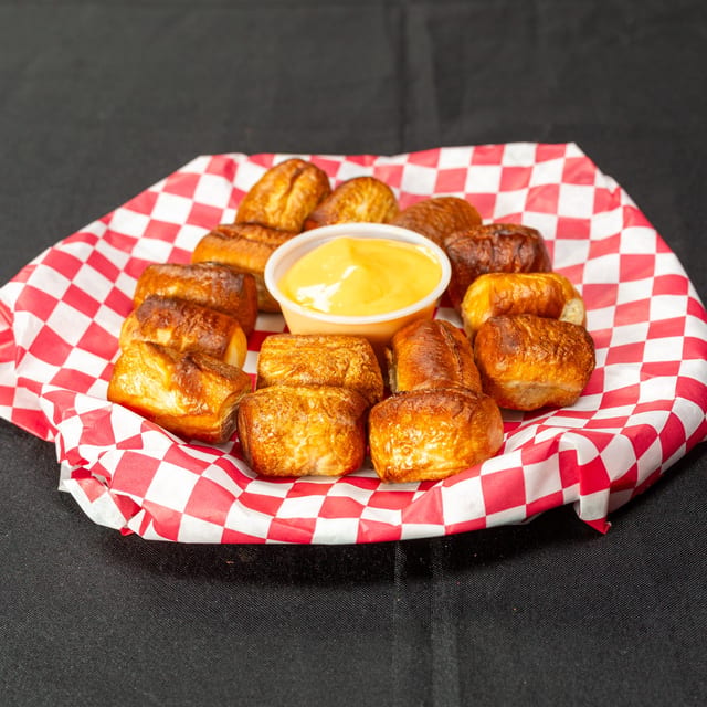 Pretzel Bites with Beer Cheese.