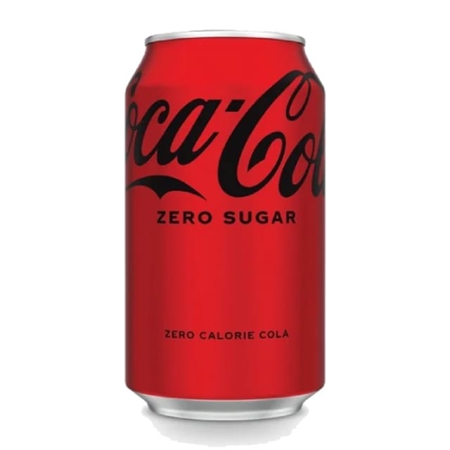 Coke Zero 12oz Can.