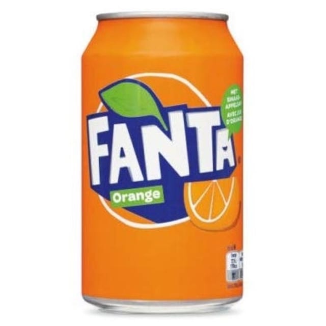 Fanta Orange 12oz Can.