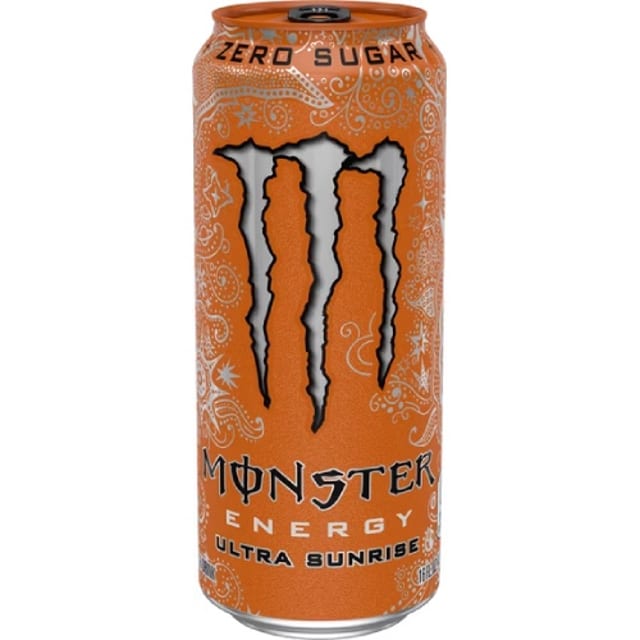 Monster Energy Ultra Sunrise 16oz Can.