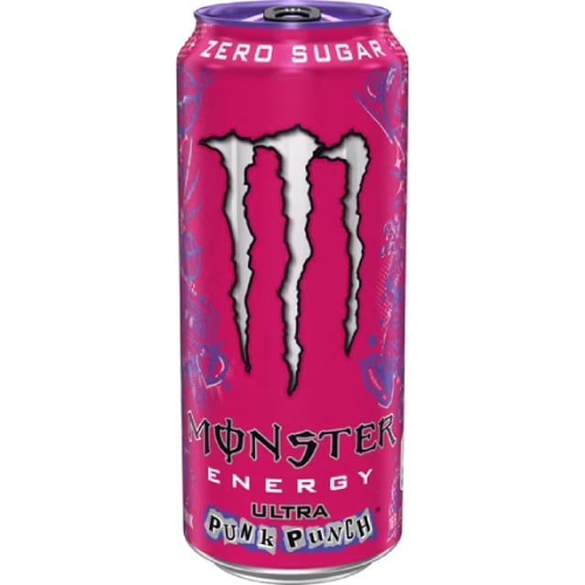 Monster Energy Ultra Punk Punch 16oz Can.